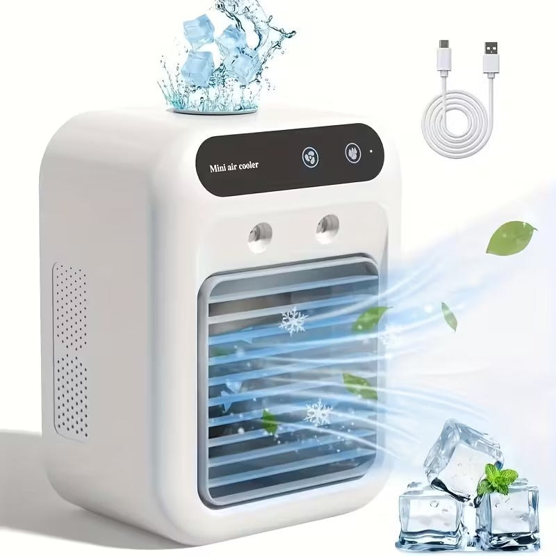 Portable All-In-One Cooling & Humidifying Fan