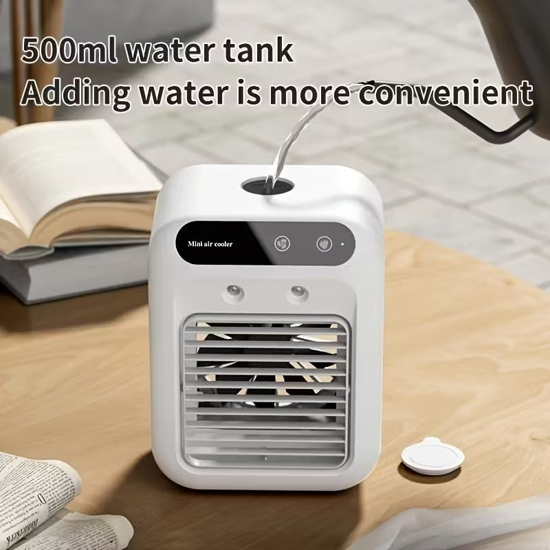 Portable All-In-One Cooling & Humidifying Fan